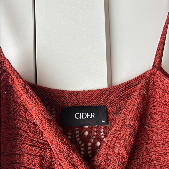 Cider Crochet Dress with Slit - Picture 8 of 9